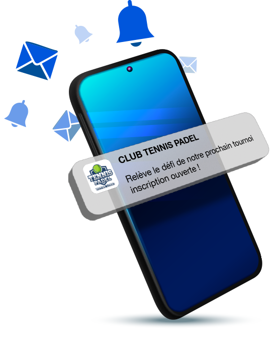 Notification push envoyée aux membres du club